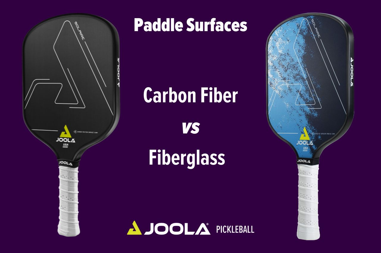 Raw Carbon vs. Fiberglass Pickleball Paddles: A Detailed Comparison Guide