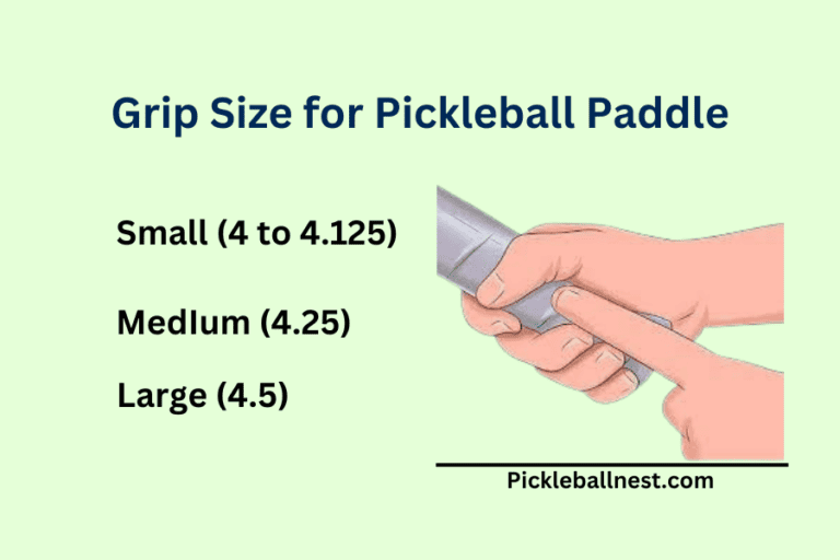 How to Choose the Right Grip Size for Your Pickleball Paddle